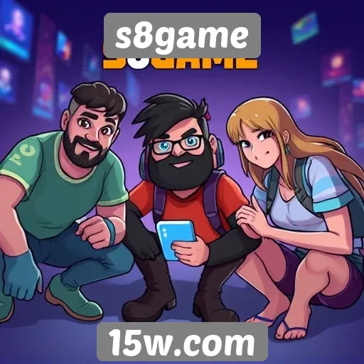 Funcionalidades de socialização disponíveis no s8game